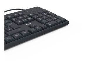 Tastatura cablata Hama CK-200, USB, ergonomica, neagra - Img 3