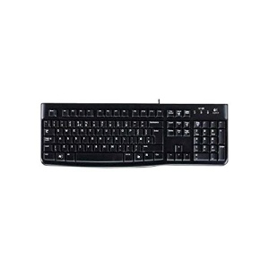 Tastatura cablata Logitech K120 pentru Windows, design ergonomic, rezistenta la stropire - Img 2