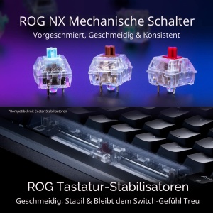 Tastatura Gaming ASUS ROG Azoth, wireless, 75 taste, iluminare RGB - Img 6