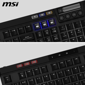 Tastatura Gaming MSI Strike PRO Wireless FR - Silentioasa, RGB, 4200 mAh - Img 3