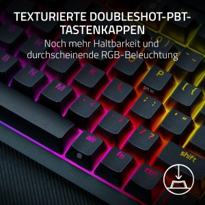 Tastatura Gaming Razer BlackWidow V4 Pro 75 - Wireless, OLED, Negru - Img 7