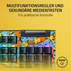 Tastatura Gaming Razer BlackWidow V4 X Pokemon Edition RGB Switch-uri Mecanice Green - Img 3