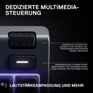 Tastatura Gaming SteelSeries Apex 3 - RGB 10-Zona, Switch-uri Silentioase, IP32 - Img 6