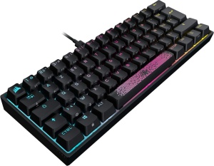 Tastatura mecanica Corsair K65 RGB-LED, Cherry MX Speed, Negru - Img 14