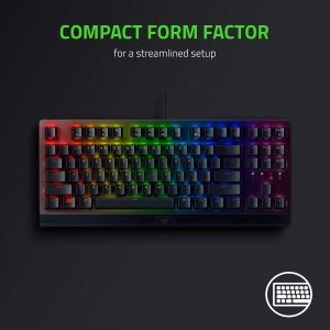 Tastatura mecanica gaming Razer BlackWidow V3 TKL, galbene switch-uri, RGB, compacta - Img 4