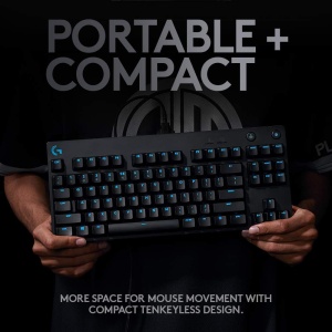 Tastatura mecanica Logitech G PRO TKL, GX Blue, LIGHTSYNC RGB, Negru - Img 4