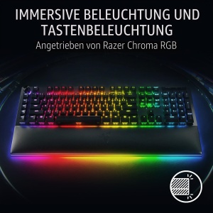 Tastatura mecanica Razer BlackWidow V4 Pro, Switch-uri galbene, RGB Chroma, 8 macro-taste - Img 3