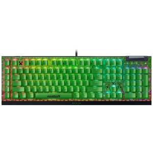 Tastatura mecanica Razer Blackwidow V4 X Minecraft, verde, cu iluminare RGB
