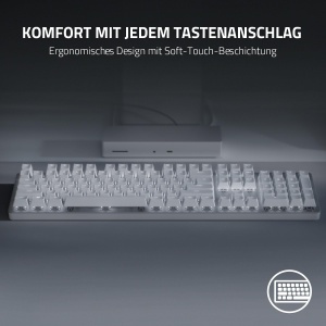 Tastatura mecanica Razer Pro Type Ultra, wireless, ergonomica, alba - Img 3