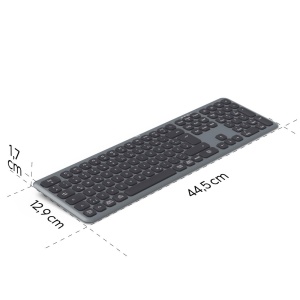 Tastatura wireless Hama WK-550, Multi-Device, neagra, QWERTZ, cu 14 taste multimedia - Img 6