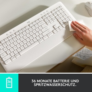 Tastatura wireless Logitech Signature K650, cu suport pentru palme, neagra - Img 7