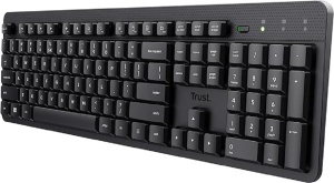 Tastatura wireless Trust ODY II QWERTY, subtire, silentioasa, rezistenta la stropi