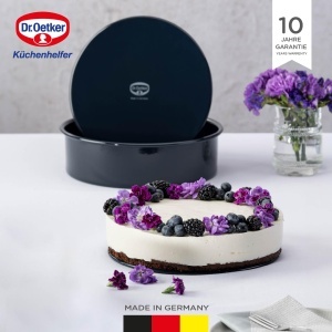 Tava de copt Dr. Oetker Back-Liebe Emaille 26 cm, Hitzebestandig 400C, Albastra - Img 7