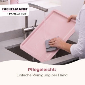 Tava de copt Fackelmann x Pamela Reif, 43 x 28 cm, Pastel Rosa, Antiaderenta - Img 7