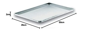 Tava de copt Lacor 20551, 50 cm, inox de cea mai buna calitate - Img 2
