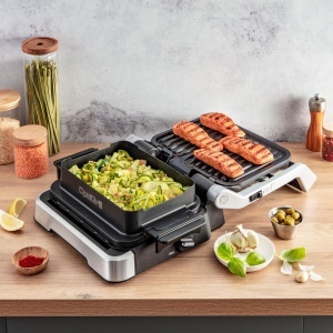 Tava de copt pentru accesorii Tefal OptiGrill compatibila cu OptiGrill 2-in-1 OptiGrill cu functie de cuptor expand aluminiu turnat sub presiune cu ac - Img 4