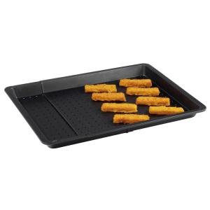Tava de copt perforata metalica Zenker - extensibila pentru baghete, prajituri si pizza perfecte, 52-37x33 cm, tava extensibila, perforata - Img 8