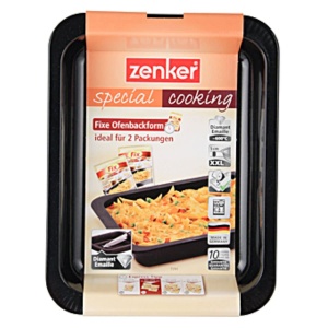 Tava de copt Zenker SPECIAL COOKING, 33 x 5 x 25 cm, Emaille, Negru - Img 4