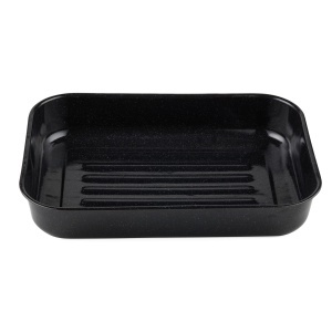Tava de cuptor Russell Hobbs CW11431 Romano 42cm, emailiata, neagra, rezistenta la 230C - Img 8