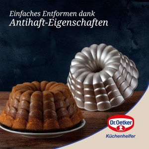 Tava Gugelhupf Floral Dr. Oetker 24,5 cm, 2400 ml, Antiaderenta - Img 5