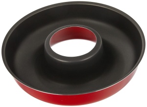 Tava Gugelhupf IBILI MOLDE SAVARIN Venus 24 cm, NegruRosu, Metal