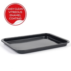 Tava pentru cuptor Russell Hobbs CW11471, emailata, otel, 36 cm, negru - Img 6
