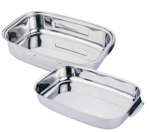 Tava pentru cuptor Tescoma EXCLUSIVE 36 x 24 cm din otel inoxidabil cu capac - Img 3