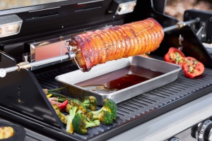 Tava pentru gratar ROSLE PRO, inox 1810, 3 litri, 41x22 cm - Img 5