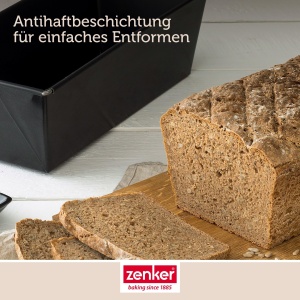 Tava pentru paine Zenker, model Black Metallic, 310x160x100 mm, antiaderenta - Img 6
