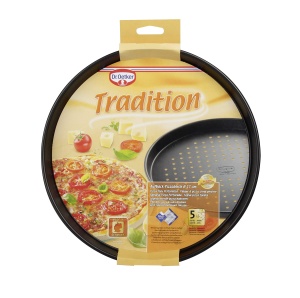 Tava pentru pizza Dr Oetker Tradition O 28 cm antiaderenta otel rezistenta la temperaturi de pana la 230degC - Img 7