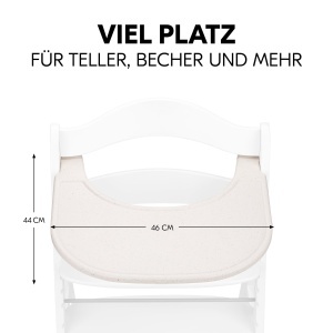 Tava pentru scaun hauck Click Tray Speckle Beige montare rapida material reciclat GRS - Img 6