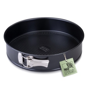 Tava pentru tort Zenker Perfect Black 30 cm, otel cu antiaderent, rezistenta la 230 C