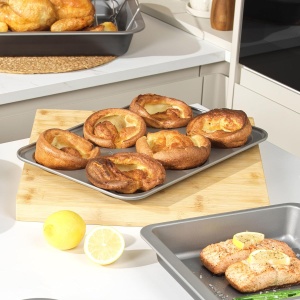 Tava pentru Yorkshire Pudding Salter BW13670, antiaderenta, din otel carbon, usor de curatat - Img 5