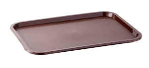 Tava servire APS Fast Food 35x27 cm antialunecare maro fabricata in Germania