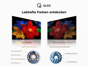 TCL 43V5C - 43 Full HD Smart QLED Direct LED TV cu Android TV si HDR - Compatibil cu Google Cast si Google Home design subtire - Img 5