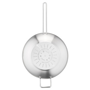 Tefal Nordica Wok din Otel Inoxidabil 28 cm Antiaderent Indicator de Temperatura - Img 3