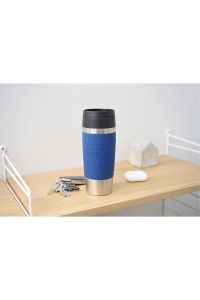 Tefal Travel Mug Classic Albastru Design Soft-Touch 100 Antiscurgere - Img 9