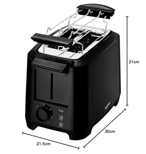 Tefal TT1408 Uno Toaster 2 felii Negru Functie decongelare si 7 trepte de rumenire - Img 8