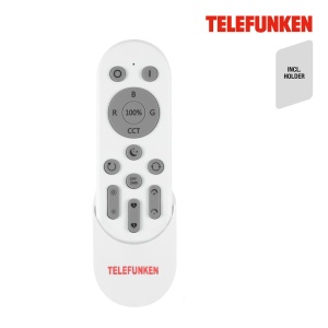 Telecomanda Telefunken RGBCCT, cu suport, baterii incluse, alba - Img 4