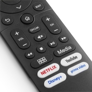 Telecomanda universala pentru televizoare Hisense IR functie de invatare 4 butoane pentru aplicatii - Img 5