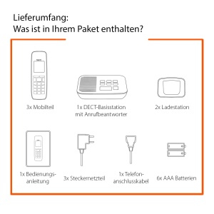 Telefon DECT Gigaset AS690A Trio cu Anunturi, Negru, 3 Mobilitati - Img 6