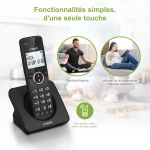 Telefon DECT VTech ES2000 cu Anrufblocker, 18 ore autonomie, ECO-Mod - Img 5