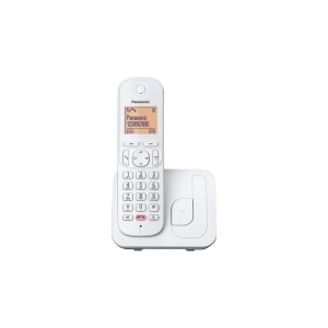 Telefon fara fir Panasonic KX-TGC250SPW Alb ecran usor de citit functie de blocare apeluri