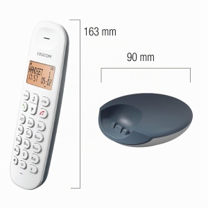 Telefon fix fara fir Logicom ILOA 150, display 4 linii, autonomie 7h, culoare gri - Img 6