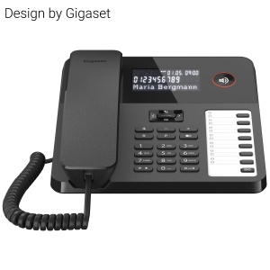 Telefon fix Gigaset Desk 600, 7 taste directie, freisprech, negru - Img 5