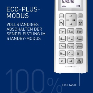 Telefon fix Panasonic KX-TGK220GN cu design elegant, cu raspuns automat si display iluminat - Img 8