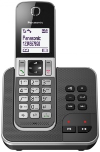 Telefon Panasonic KX-TGD320 Candy-Bar cu Receptor DECT si Functie Raspuns Negru - Img 2