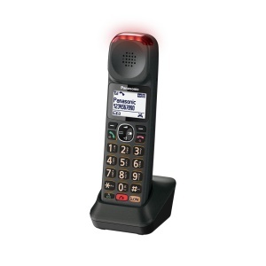 Telefon Panasonic KX-TGMA45 Mobil Suplimentar cu Amplificare Sunet si Slow-Talk Negru Metalic