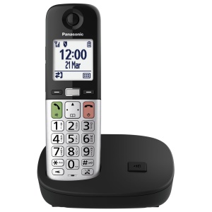 Telefon Panasonic KX-TGU410EXB Negru si Argintiu Display mare Compatibil cu aparate auditive - Img 4