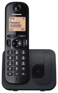 Telefon wireless DECT Panasonic KX-TGC210, identificare apeluri, negru